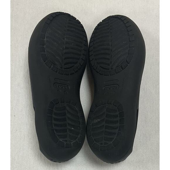 Women’s Crocs Kadee Comfort Closed Toe Ballet Flat Arch Support Black EUC Size 7 - Picture 6 of 7